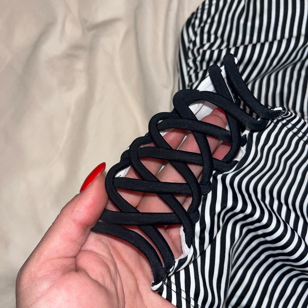 Bebe Striped Bikini - image 2